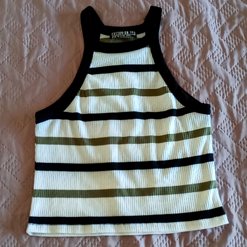 Striped Crop Top